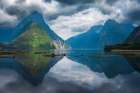 Milford Sound, Fiordland National Park, South Island, New Zealand Art Print